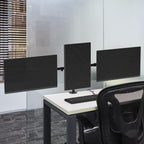 Monitor Stand for 3 Monitors ACT AC8303, Desk, Adjustable, 27", 21 kg, Black