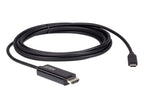 ATEN UC3238 Converter, USB-C Male to HDMI Female, 4K, 2.7m, Black