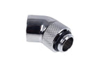 Alphacool Eiszapfen Angled Adaptor, 45°, G1/4 Male to G1/4 Female, Chrome
