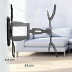 TV Wall Mount Hama FULLMOTION, 229 cm (90") up to 50 kg, fully movable, 220837