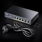 Cudy FS1006P Switch, 6-port, 10/100, PoE+ Switch
