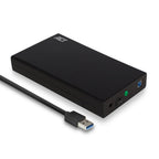ACT AC1405 Hard Drive Enclosure, 3.5", SATA, USB 3.1 Gen1 (USB 3.0), Black