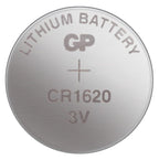 GP CR-1620 3V Lithium Coin Cell Battery, 1 pc. blister GP