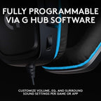 Gaming Headset Logitech G432, Microphone, Black