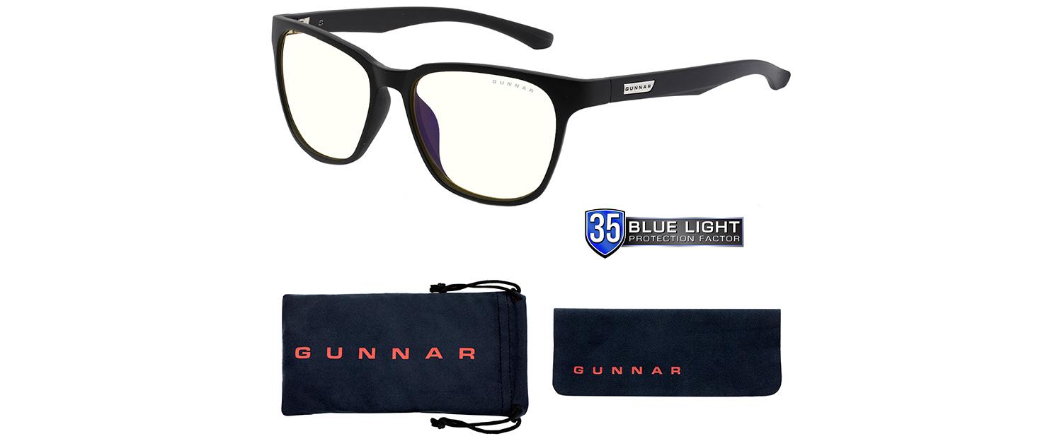 Компютърни очила GUNNAR Berkeley Onyx, Clear, Черен