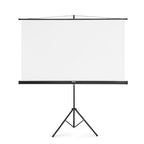 Projector screen on stand, 180x180 cm, 2-in-1, mobile kit, 21573