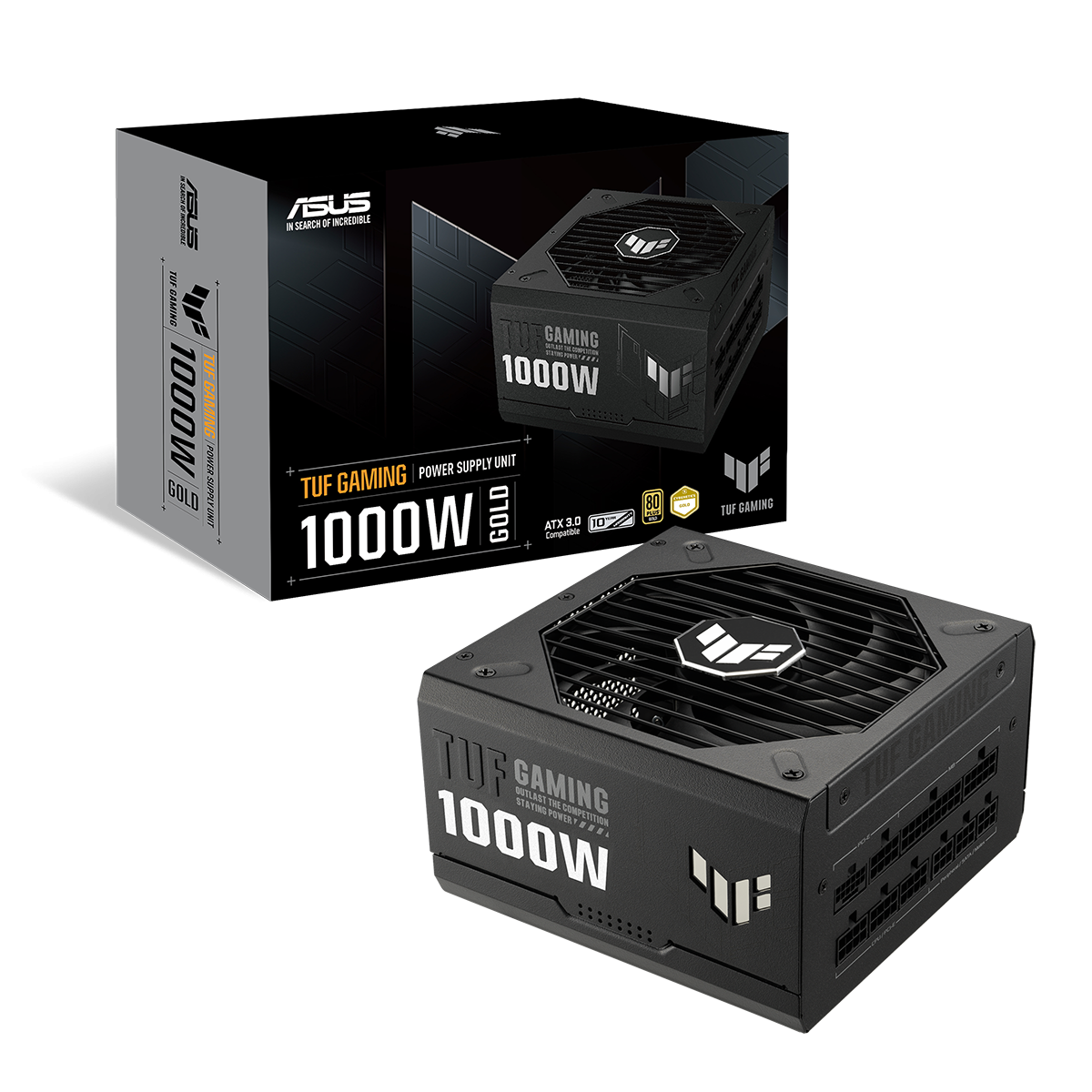 Захранващ блок ASUS TUF Gaming 1000W, 80+ Gold PCIe 5.1, Fully Modular