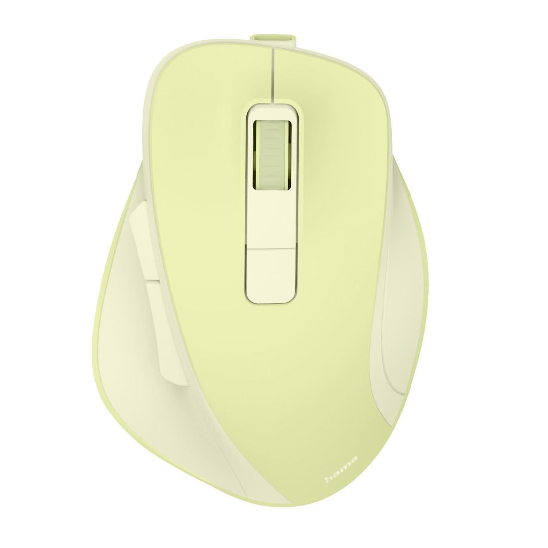 HAMA Безжична оптична мишка WM-500 Recharge, зелена, 6 бут.,800/1200/1600 dpi, безшумна