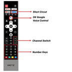 METZ 86MQE8000Z TV, 86"(217 cm), QLED, Google TV, 4K/UHD, 144Hz