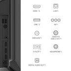 METZ 86MQE8000Z TV, 86"(217 cm), QLED, Google TV, 4K/UHD, 144Hz