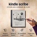 Amazon Kindle Scribe (2024) e-reader 32GB - 10.2" - with Premium Pen, Dark Gray