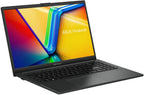 Лаптоп ASUS Vivobook Go 15 E1504FA-BQ2786NA - 15.6" IPS FullHD, AMD Ryzen 5 40, 16GB LPDDR5, 512GB SSD - Черен