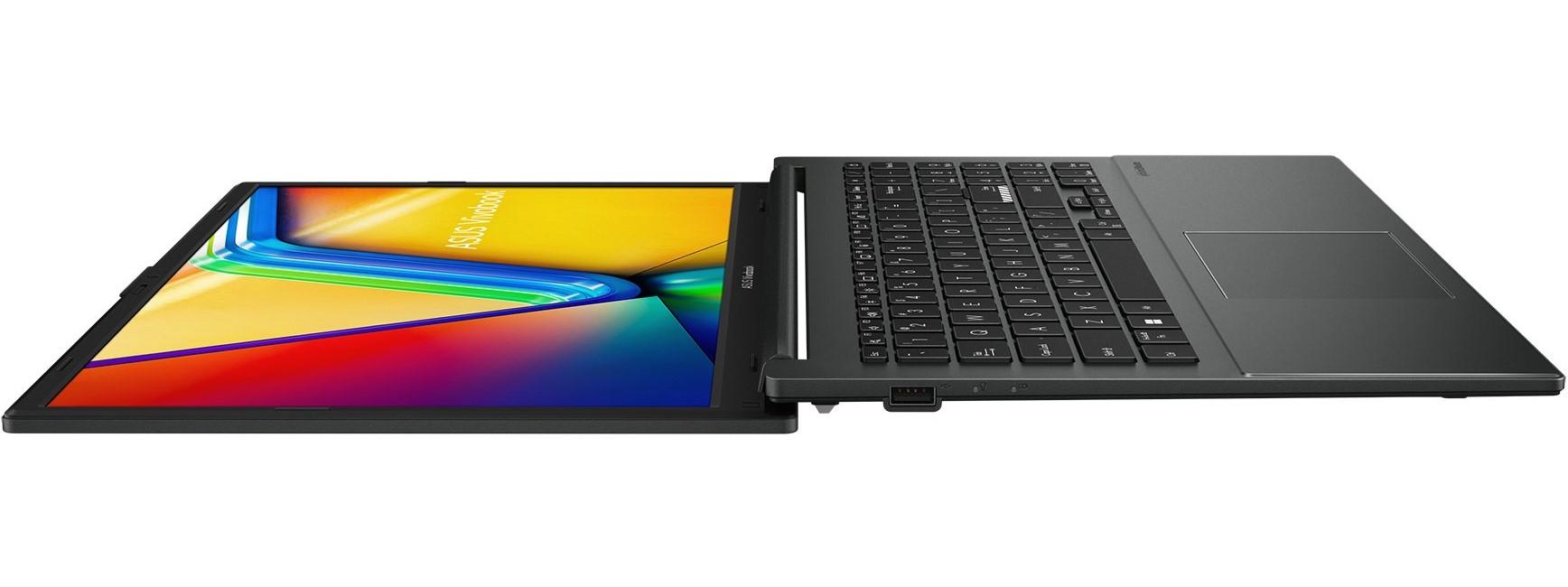 Лаптоп ASUS Vivobook Go 15 E1504FA-BQ2786NA - 15.6" IPS FullHD, AMD Ryzen 5 40, 16GB LPDDR5, 512GB SSD - Черен