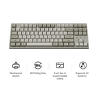 Keychron C1 Pro 8K QMK Mechanical Gaming Keyboard - Super Brown Switch