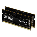 Памет Kingston Fury Impact 32GB(2x16GB) SODIMM DDR4 3200MHz CL20 16Gbit - KF432S20IBK2/32