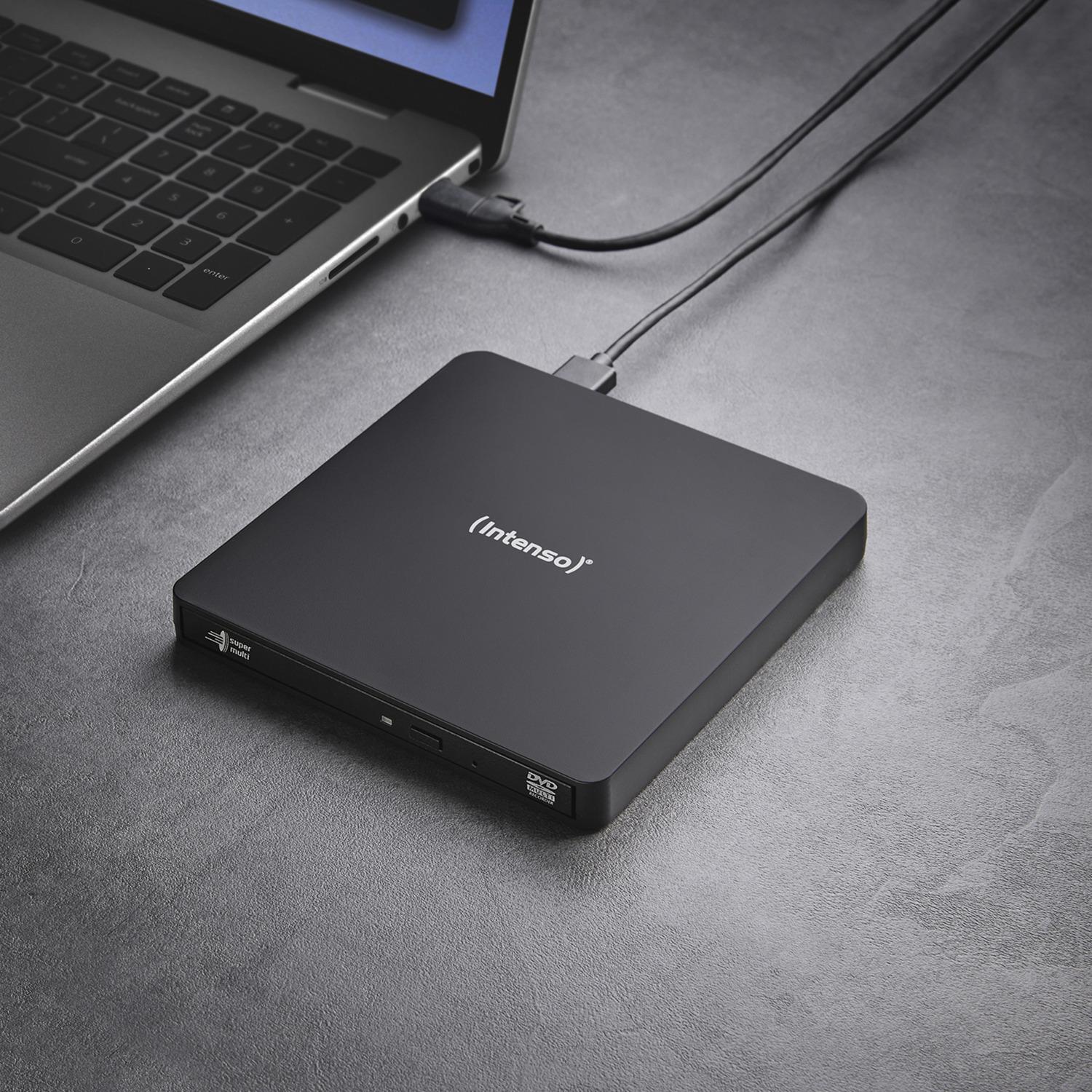 Записващо устройство  Blu- ray Slim  Intenso EOD500D,външно/external usb 3,2 черен цвят