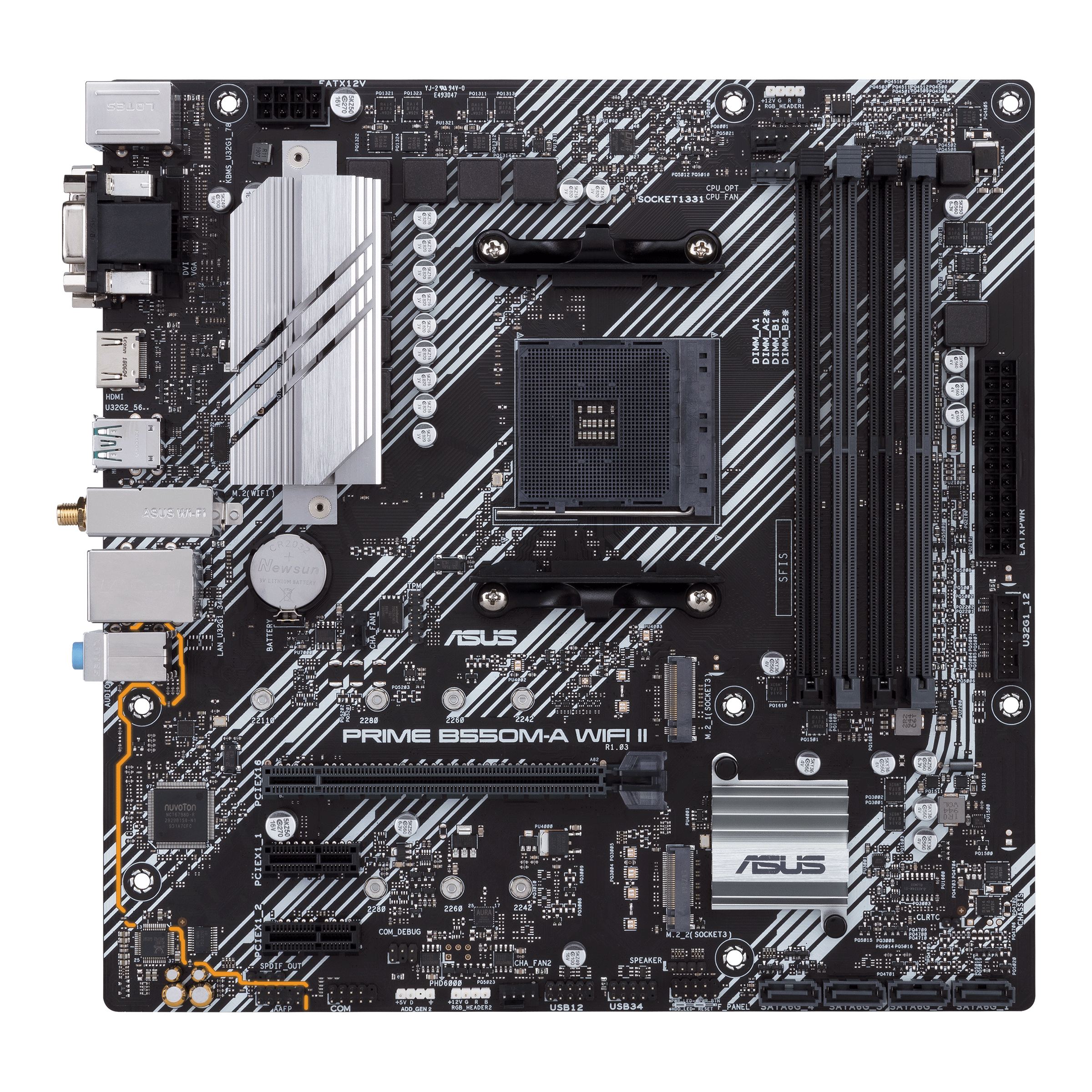 ASUS Prime B550M-A WIFI II Motherboard, socket AM4