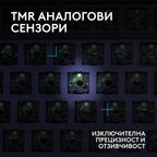 Геймърска механична клавиатура Logitech G512 X 98 - Dual Swap Linear Analog/Mechanical Switch - Black