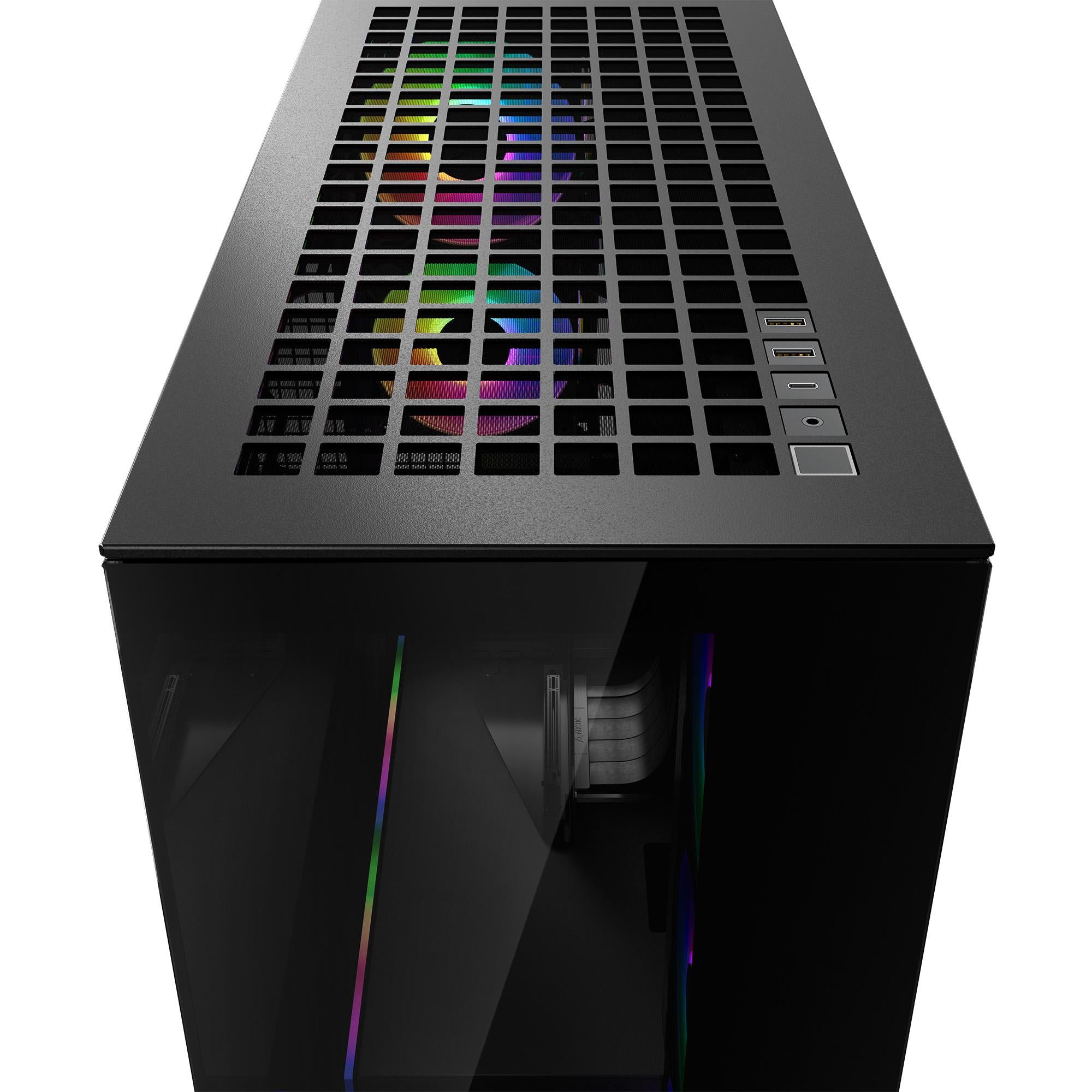Кутия за компютър Arctic Xtender VG Mirror - Black Mid-Tower