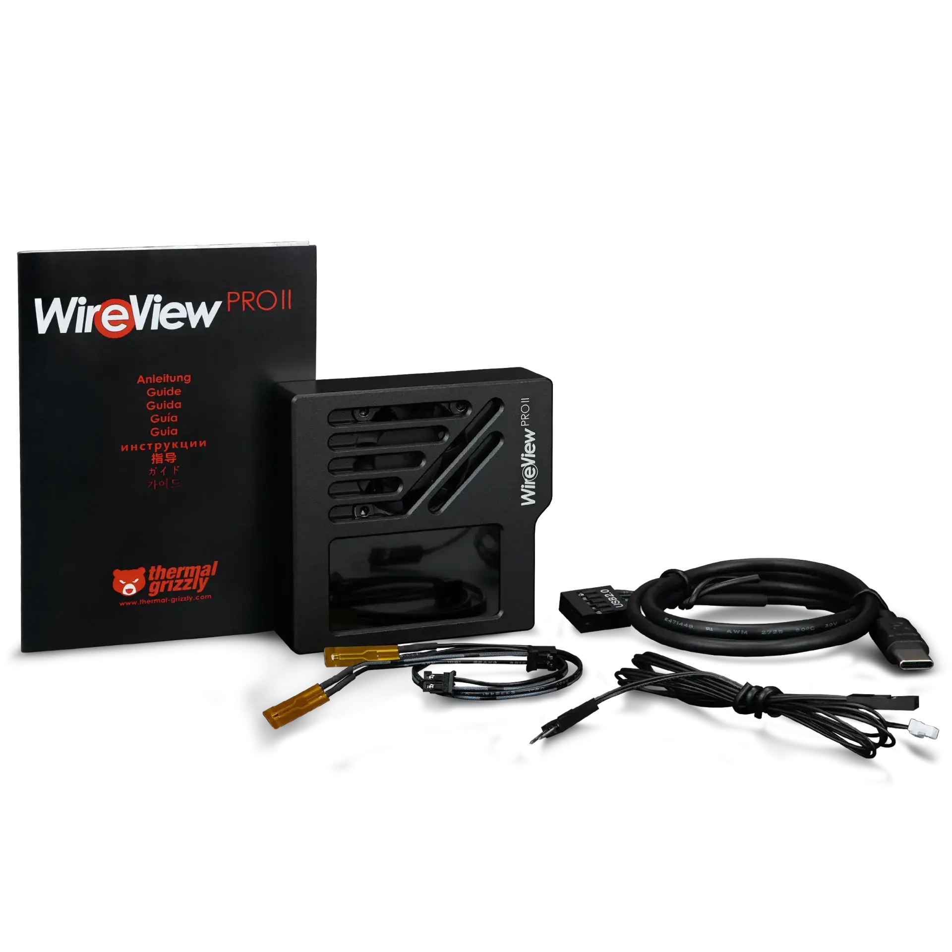Датчик за видеокарта Thermal Grizzly WireView Pro II GPU 12V-2x6 - Black