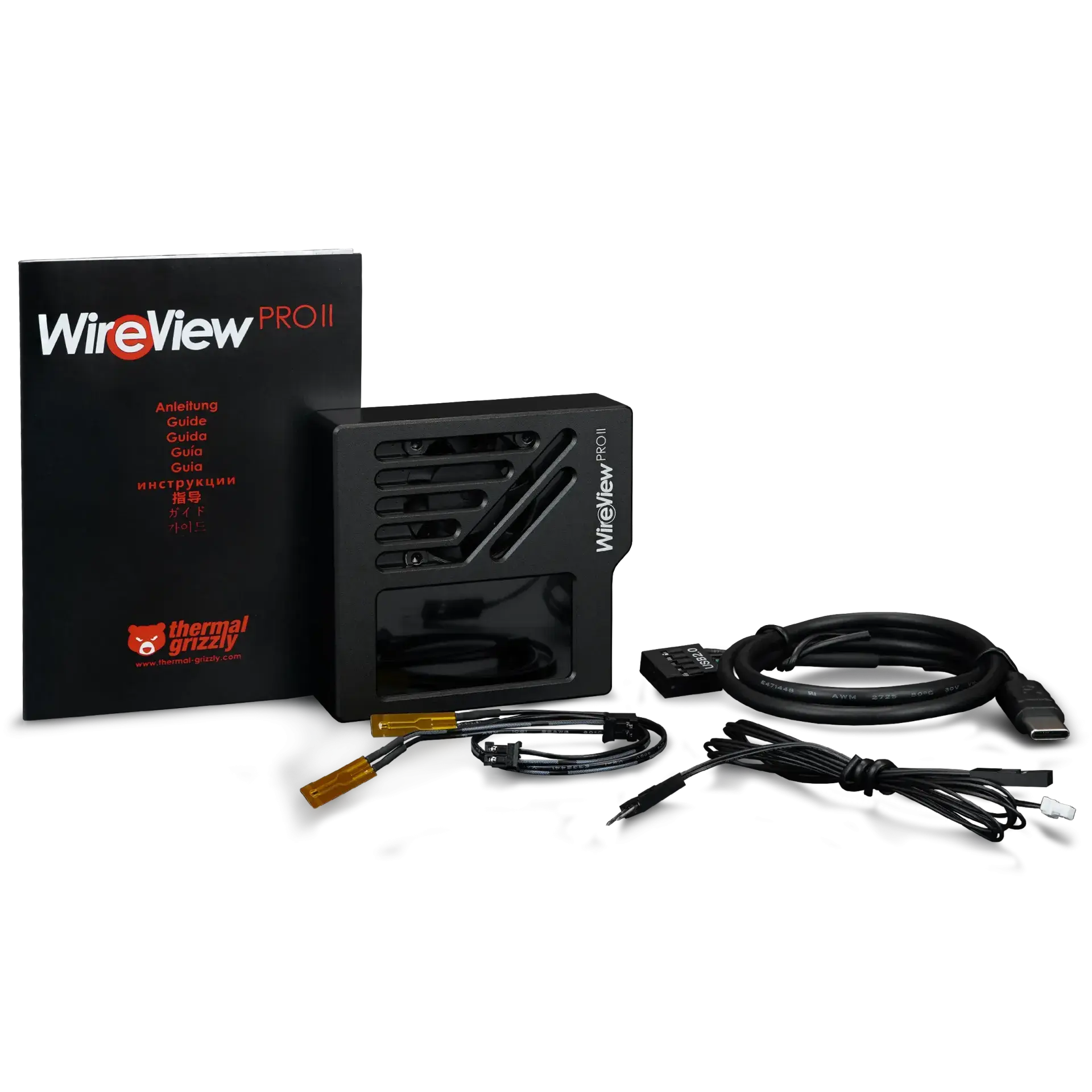 Датчик за видеокарта Thermal Grizzly WireView Pro II GPU 12V-2x6 Reversed - Black