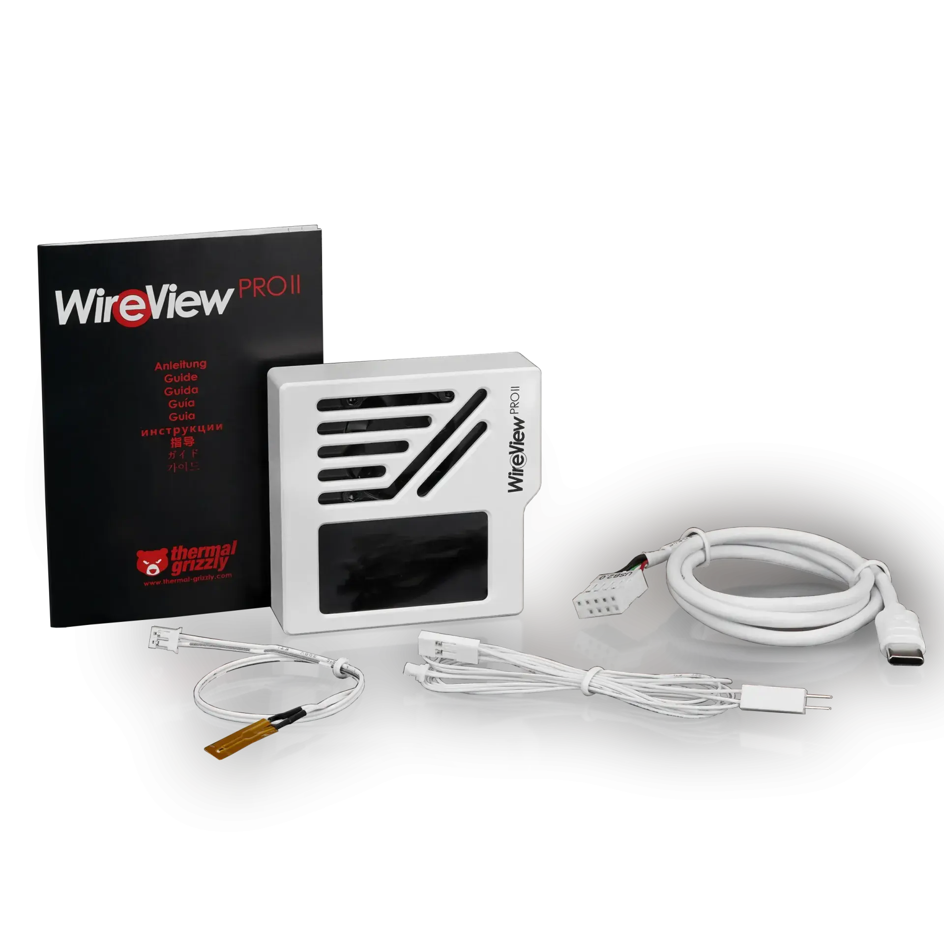 Датчик за видеокарта Thermal Grizzly WireView Pro II GPU 12V-2x6 - White
