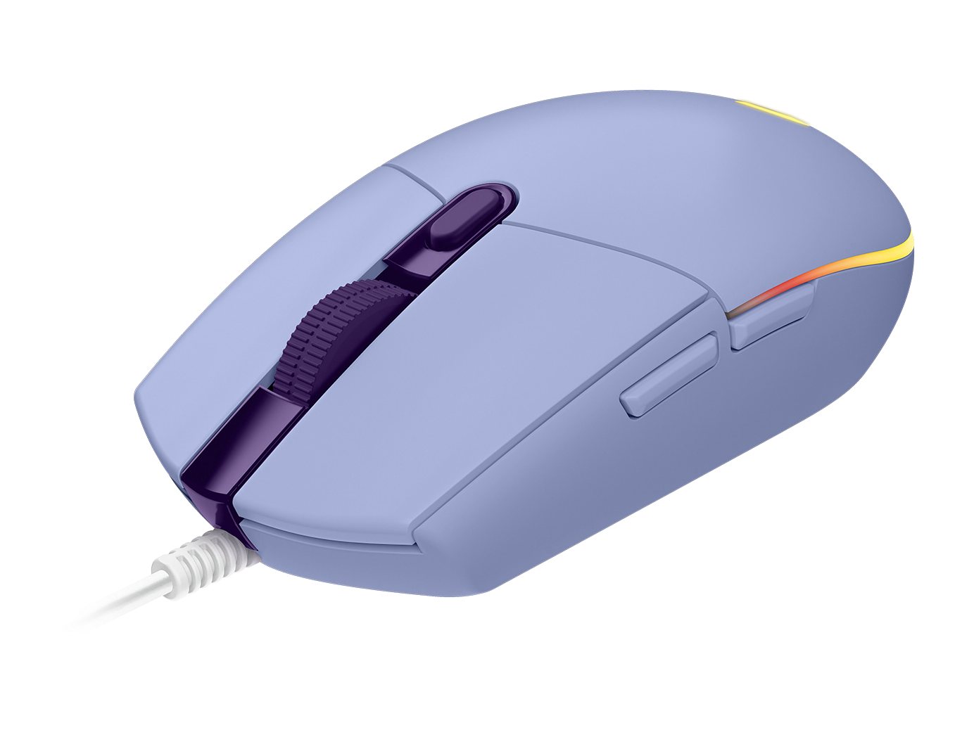 Gaming Mouse Logitech G102 LightSync, RGB, Optical, Wired, USB, Purple