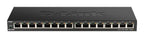 D-Link DGS-1016S/E Switch, 16-port 10/100/1000, Desktop
