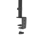 HAMA Adjustable Desk Monitor Mount, 13" - 32", 10 kg, Swivel/Tilt, Black