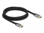 Cable Delock Ultra High Speed, HDMI male - HDMI male, 48 Gbit/s, 8K 60 Hz, 2 m, Grey