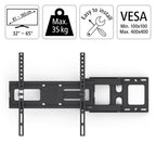 Hama Fullmotion TV Wall Mount, 32-65", Adjustable, Black