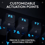 Logitech G Pro X RAPID TKL Magnetic Analog Switch Gaming Mechanical Keyboard, Black
