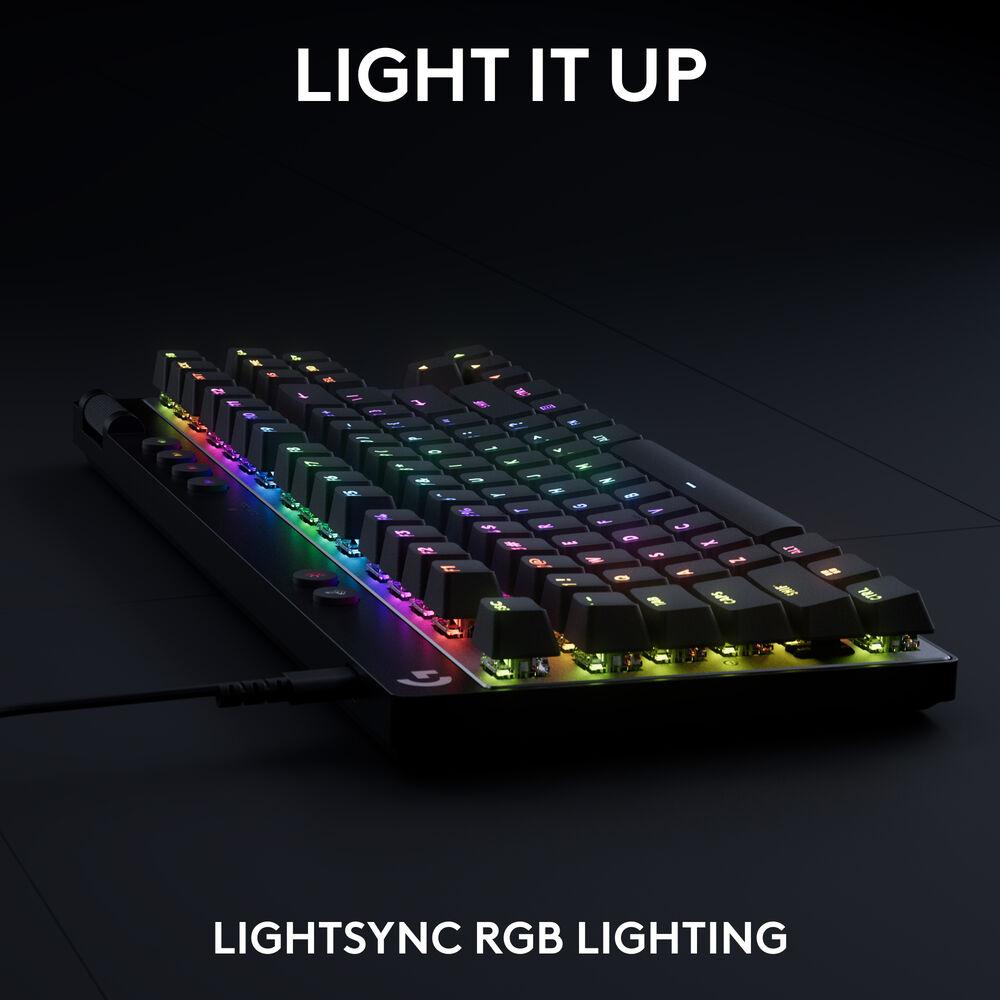 Геймърска механична клавиатура Logitech G Pro X RAPID TKL, Magnetic Analog Switch, Черен