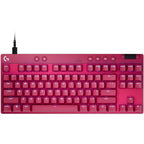 Геймърска механична клавиатура Logitech G Pro X RAPID TKL, Magnetic Analog Switch, Magenta