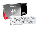 Video Card Powercolor AMD Radeon Hellhound RX 9060XT Spectral White 16GB GDDR6