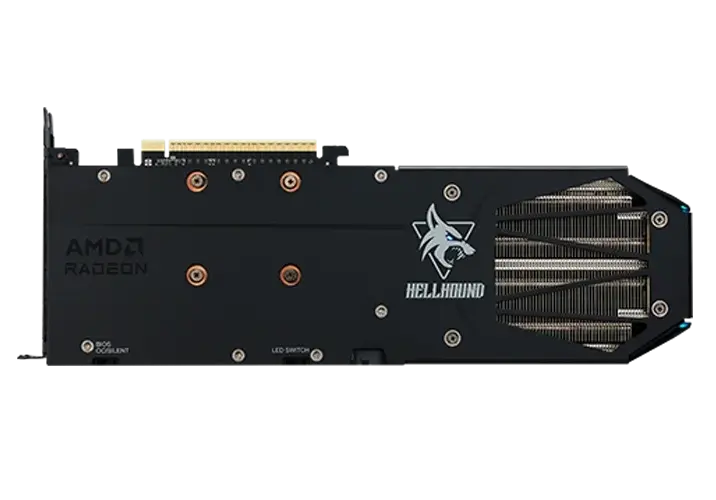 Видео карта PowerColor RADEON RX 9060 XT Hellhound OC 16GB GDDR6