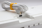 Ducky One 3 Pure White TKL Hotswap Cherry MX Clear Mechanical Gaming Keyboard, RGB, PBT Keycaps