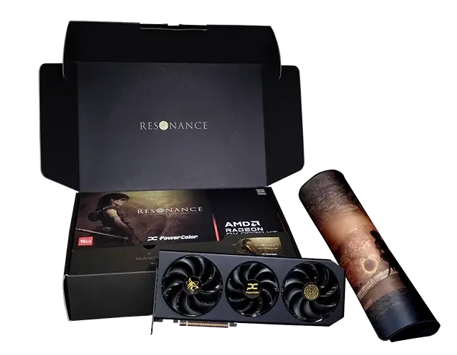 Видео карта PowerColor Radeon RX 9070 XT Hellhound Resonance Edition 16GB GDDR6