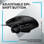 Bundle Gaming Mouse Logitech G502 X, Wired + Mouse Pad G240
