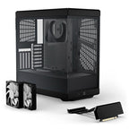HYTE Y40 Tempered Glass, Mid-Tower Case, Black, Glass Panels
