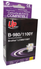 Ink Cartridge UPRINT LC980/1100 BROTHER, Yellow