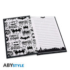 ABYSTYLE DC COMICS Set - XXL glass + Pin + Pocket Notebook "Batman"