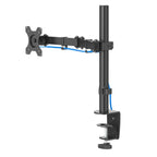HAMA Adjustable Desk Monitor Mount, 13" - 32", 10 kg, Swivel/Tilt, Black