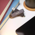 SanDisk Extreme PRO Dual Drive 2TB Flash Memory, USB-A, USB-C