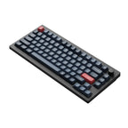 Keychron V1 MAX QMK 75% Carbon Black Mechanical Keyboard - Wireless