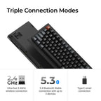 Безжична механичка клавиатура Keychron V1 Ultra 8K - Silk POM Switch Banana
