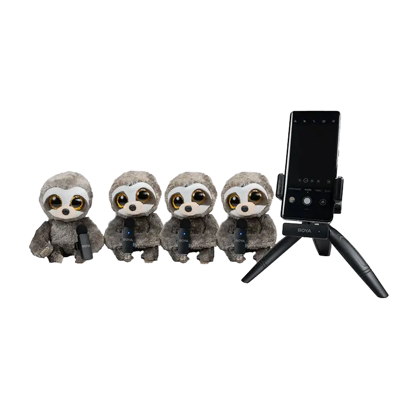 Безжична микрофонна система BOYA BY-V4U - USB-C
