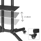 HAMA Mobile TV Stand Trolley, up to 75", 220874