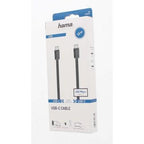 HAMA USB-C male - USB-C male cable, 1.5 m, black, 3A, 60W, 480Mb/s
