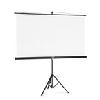Projector screen on stand, 180x180 cm, 2-in-1, mobile kit, 21573